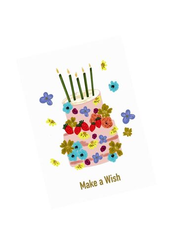 Faites un vœu | Carte d'anniversaire 3