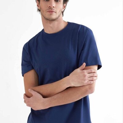 T2100-03 | T-shirt TENCEL™ Active da uomo - Blu scuro