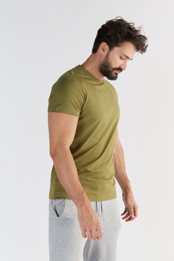 T2100-13 | T-Shirt Homme TENCEL™ Active - Olive 4