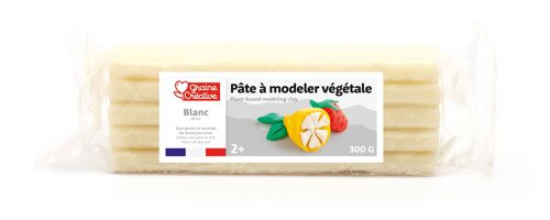 PATE A MODELER VEGETALE BLANC