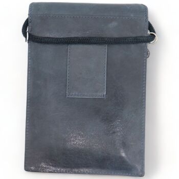 Sac de cou - sac de cou hommes - sac de cou femmes - Sac de ceinture de sac de passeport hommes - sac de ceinture - bleu 9