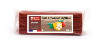 PATE A MODELER VEGETALE MARRON 1