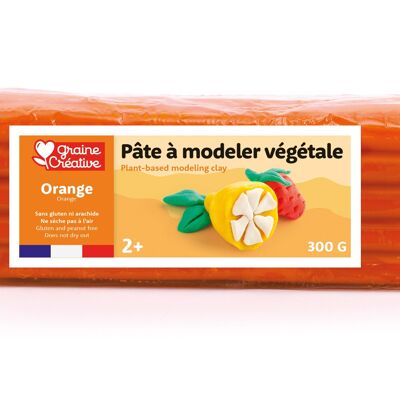 Knetmasse aus orangefarbenem Gemüse