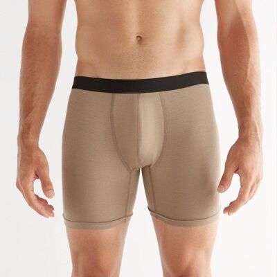 T2400-21| Pantaloncini corti da uomo intimi in TENCEL™ - visone