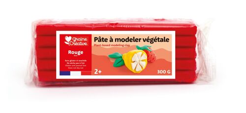 PATE A MODELER VEGETALE ROUGE