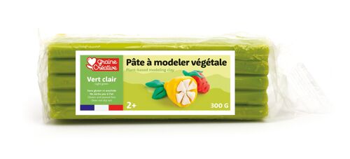 PATE A MODELER VEGETALE VERT CLAIR