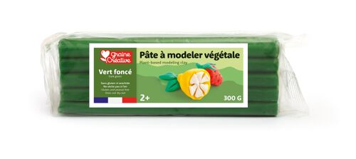 PATE A MODELER VEGETALE VERT FONCE