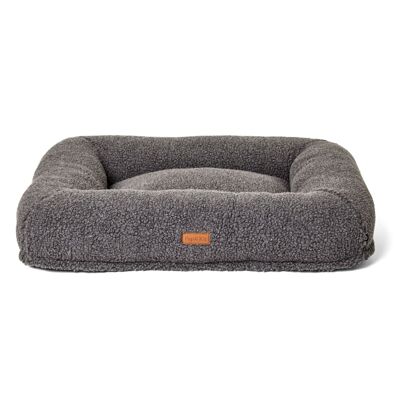 PupPillow Fleece Dog Bed - Slate Grey