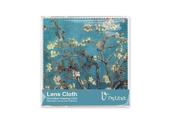 Chiffon à lentilles, 15 x 15 cm, Fleur d'Amandier, Van Gogh 1