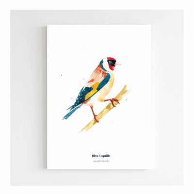 Stationery Decorative Poster - 30 x 40 cm - Goldfinch Elegant