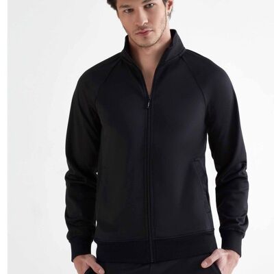 T2710-01 | Chaqueta reciclada hombre - Negro