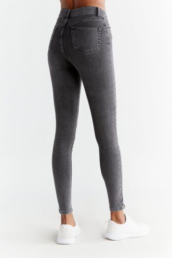 WD1015-163 | Coupe skinny pour femmes - Gris fer 3