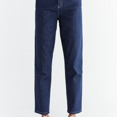 WN1009-215 | Vestibilità mamma da donna: blu ardesia scuro