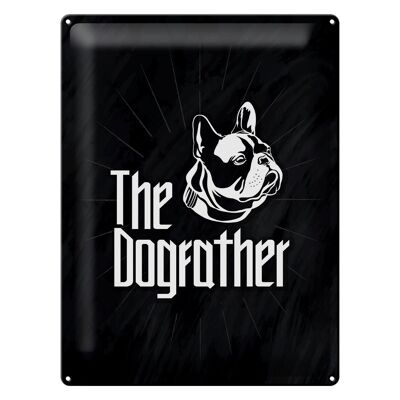 Tin Sign Animals Dog The Dogfather 30x40cm Gift