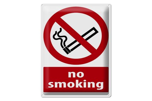 Blechschild Warnschild 30x40cm No Smoking