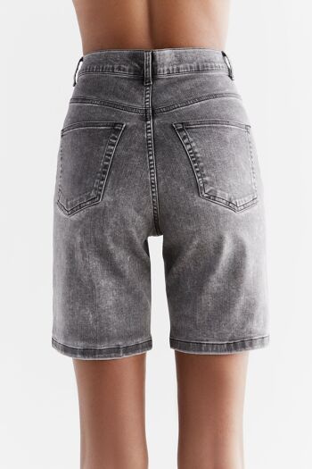 WA3015-163 | Short en Jean Femme - Gris Fer 4