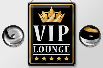 Panneau en tôle 30x40cm VIP Lounge Bar (n/b/g) 2
