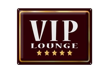 Plaque signalétique en tôle 40x30cm VIP Lounge 5 étoiles 1