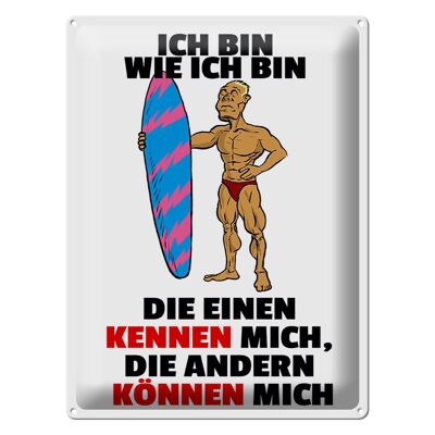 Blechschild Spruch 30x40cm einen kennen mich anderen können mich