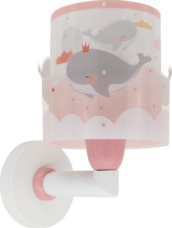 APPLIQUE BALEINE RÊVES ROSE 4