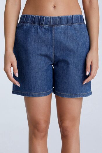 WA3022-311 | Short en jean - Bleu Cristal 5