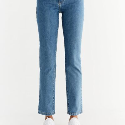 WQ1009-250 | Coupe Droite Femme - Bleu Saphir