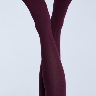 1363| Unisex knee socks - Bordeaux (pack of 6)