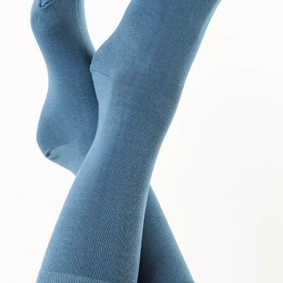 1304 | Unisex socks - denim blue (pack of 6)