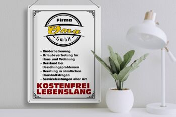Plaque en tôle 30x40cm de Oma GmbH gratuite 3