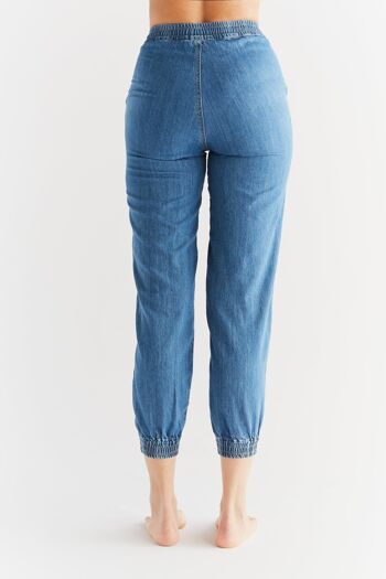 WT1022-311 | Jean Jogger Femme - Bleu Cristal 4