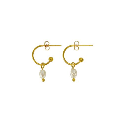 Pearl Earrings Gold