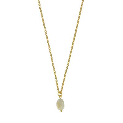 Necklace Moonstone Pendant Gold