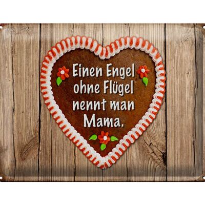 Blechschild Spruch 40x30cm Engel ohne Flügel nennt man Mama