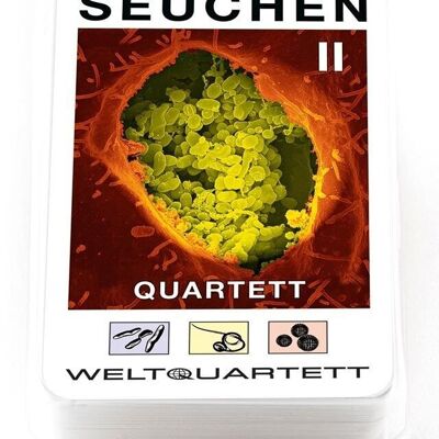 Quartett "Seuchen 2" - jetzt mit aktueller COVID-19 Zusatzkarte

Geschenk- und Designartikel 