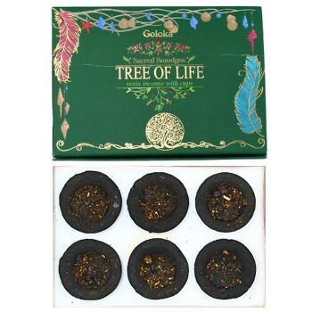 Goloka Arbre de Vie Tasse Sambrani Pack 7