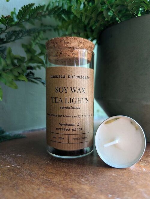 Sandalwood Soy Wax Tealights