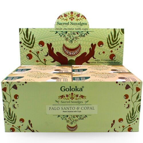 Goloka Palo Santo & Copal Cup Sambrani Pack