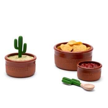 SAGUARO - cuillère cactus en bois - guacamole 2