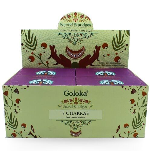 Tazze per sbavature dei sette chakra Goloka