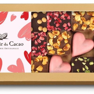 Heart Case and Puff Pastry Praline Assortment 175g