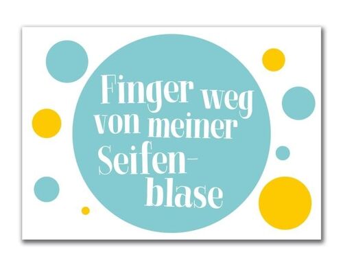 Postkarte "Finger weg"

Geschenk- und Designartikel 