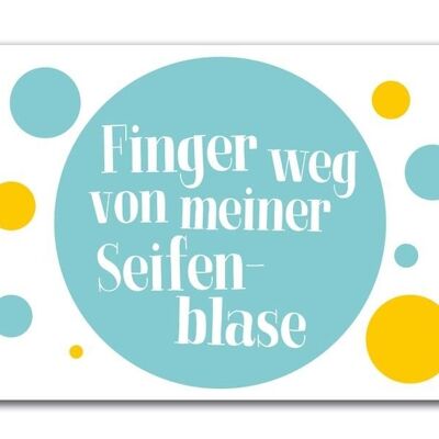 Postkarte "Finger weg"

Geschenk- und Designartikel