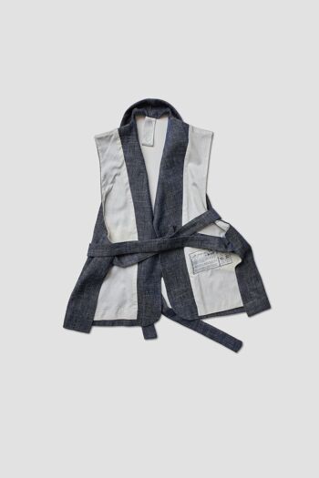 GILET AITA BLEU MARINE 2