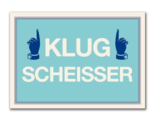 Postkarte "Klugscheisser"

Geschenk- und Designartikel 