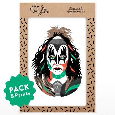 Hell Pack 🔥 - 8 Art Prints by Antoine Corbineau