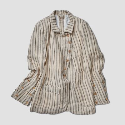 AITITE JACKET BROWN STRIPES