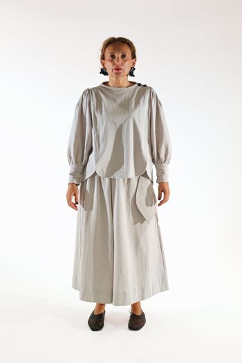 CHEMISE GRIS ARRONDIE 8