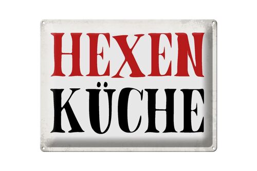 Blechschild Spruch 40x30cm Hexen Küche Geschenk