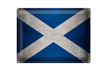 Drapeau en étain 40x30cm, drapeau écossais 1