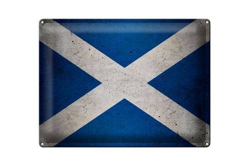 Blechschild Flagge 40x30cm Schottland Fahne